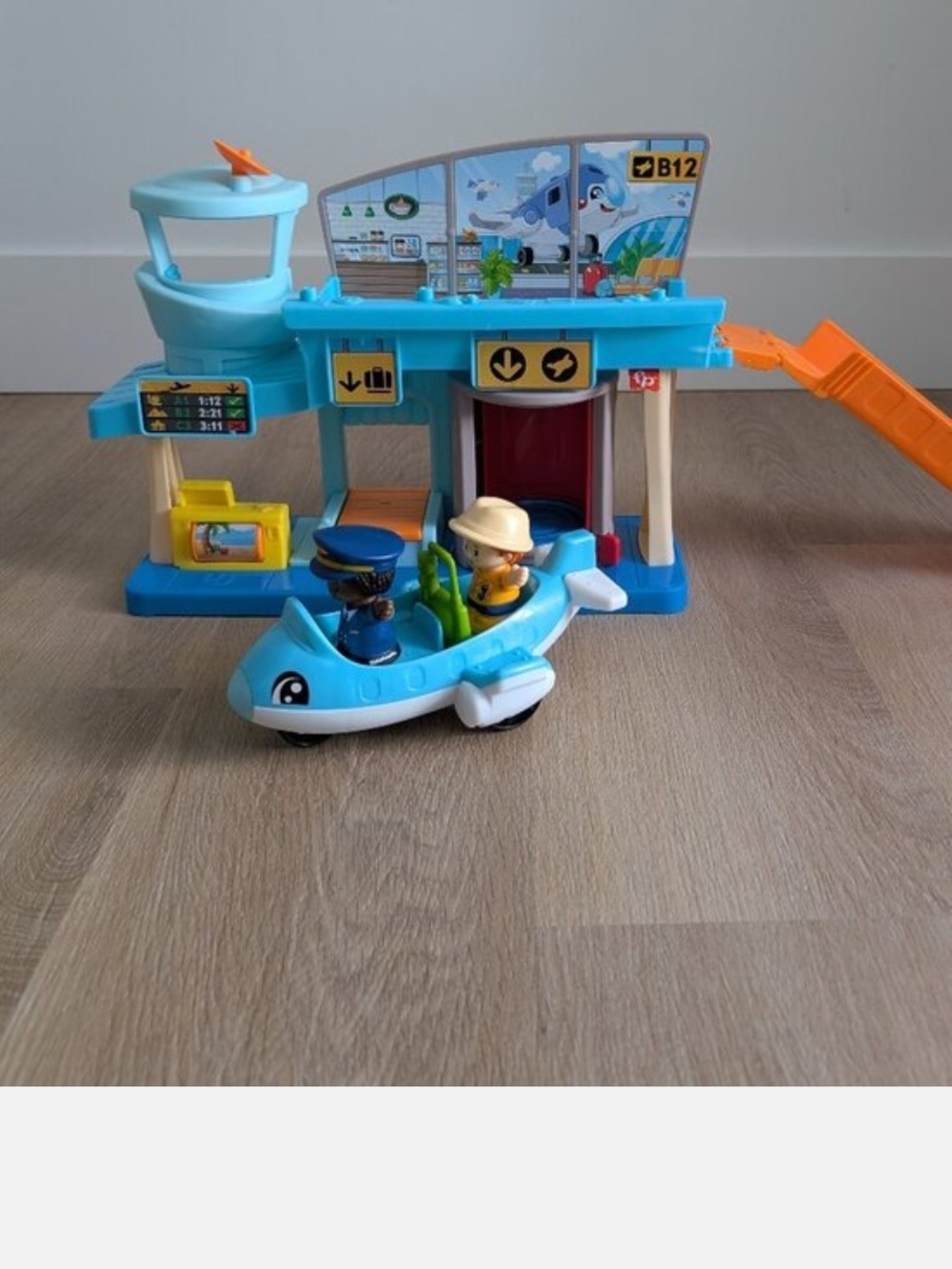 Fisher-Price Little People Travel Together Airport Playset Blue & Orange